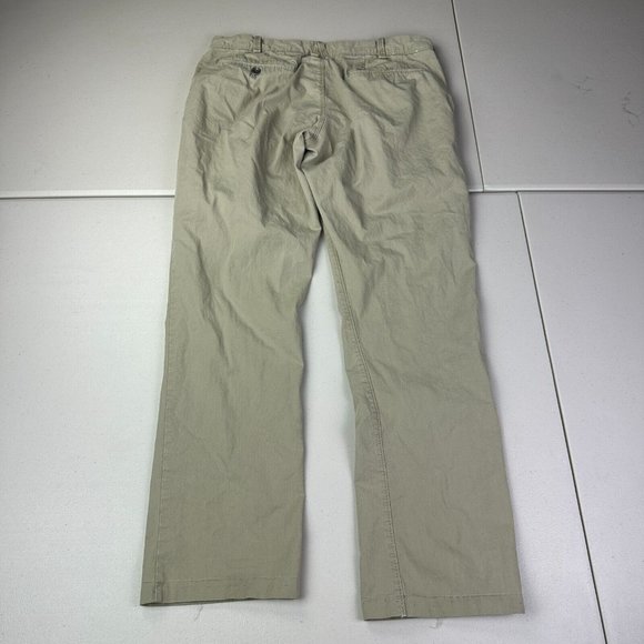 Express Mens 32x32 Cotton Tan Camel Khaki Chino Pants‎ - Picture 1 of 10